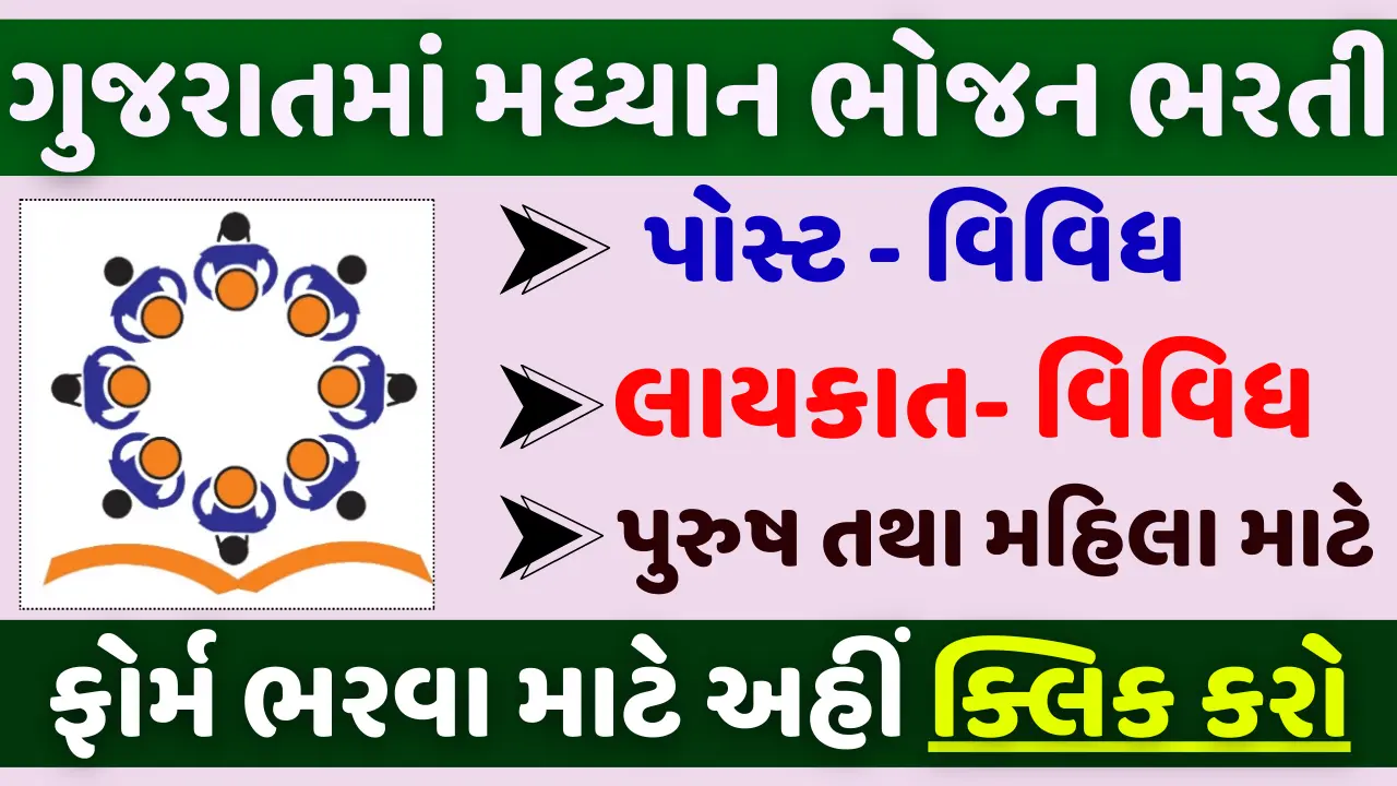 Gujarat Madhyan bhojan Recruitment